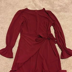 Long sleeve wrap dress- worn once